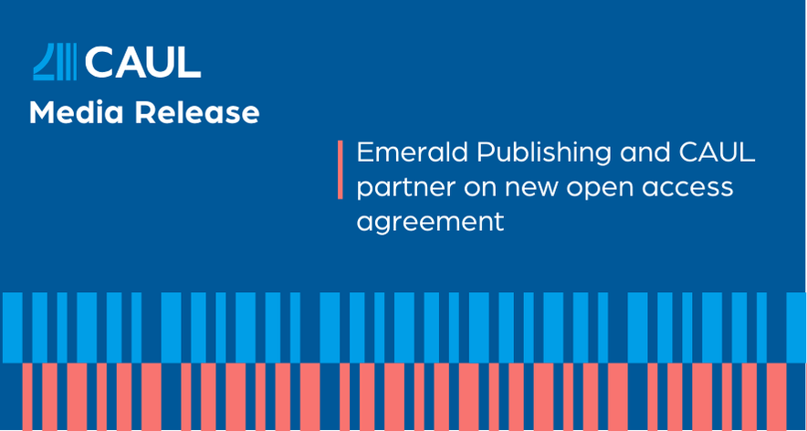 Emerald Publishing and CAUL partner on new open access agreement