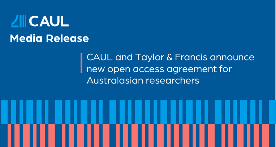 CAUL and Taylor & Francis announce new open access agreement for Australasian researchers